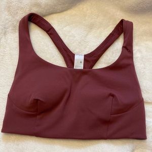 Lululemon Wunder Train Bra - Smokey Red